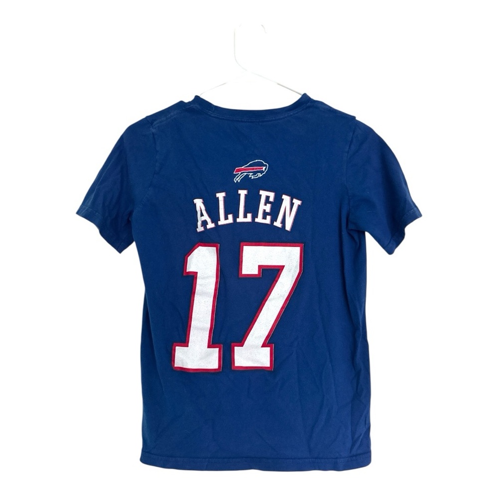 Josh Allen NFL Blue Buffalo Bills Tee Shirt